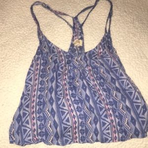 Strapy Hollister Printed Tank.